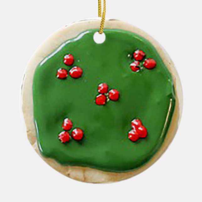 Sockerkakor, Personlig jul Julgransprydnad Keramik (Framsidan)