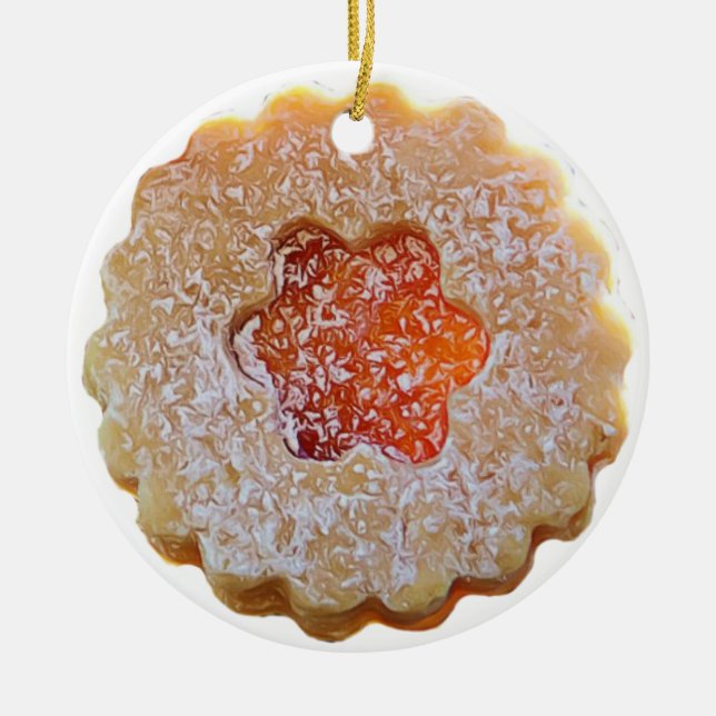 Sockerkakor, Personlig jul Julgransprydnad Keramik (Framsidan)