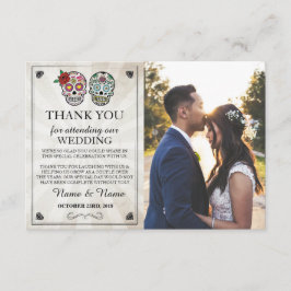 Sockerkallar Halloween Tack Foto Kort