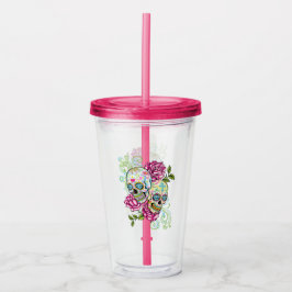 Sockerkallar och Rosor Take Away Mugg
