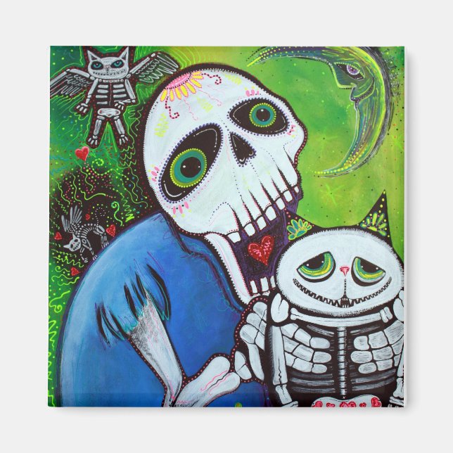 Sockerkatt Guardians Magnet (Framsidan)