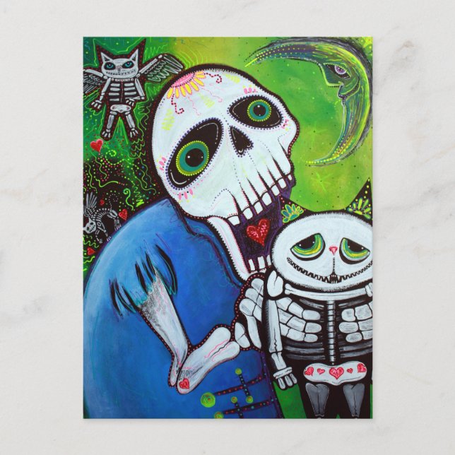 Sockerkatt Guardians Vykort (Framsida)