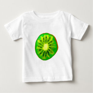 Sockerkonst, klar kiwi-frukt, ursprunglig vattenfä t shirt
