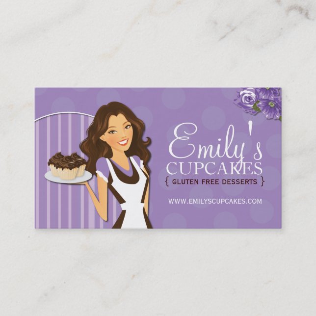 Sockerkonstnärvisitkortar Visitkort (Framsida)