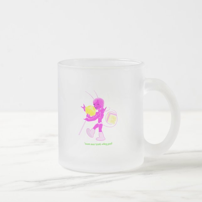 Sockerkryp 2 ingen logotypmugg frostad glasmugg (Höger)
