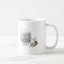 Sockerkubmugg med sockerkubhunden kaffemugg