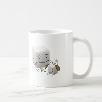 Sockerkubmugg med sockerkubhunden kaffemugg