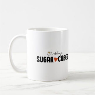 Sockerkubmugg med sockerkubvänner kaffemugg