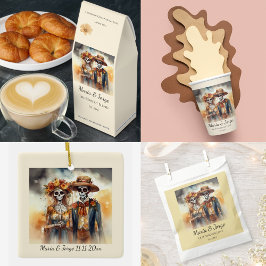 Sockerkulör, anpassningsbar julgransprydnad keramik