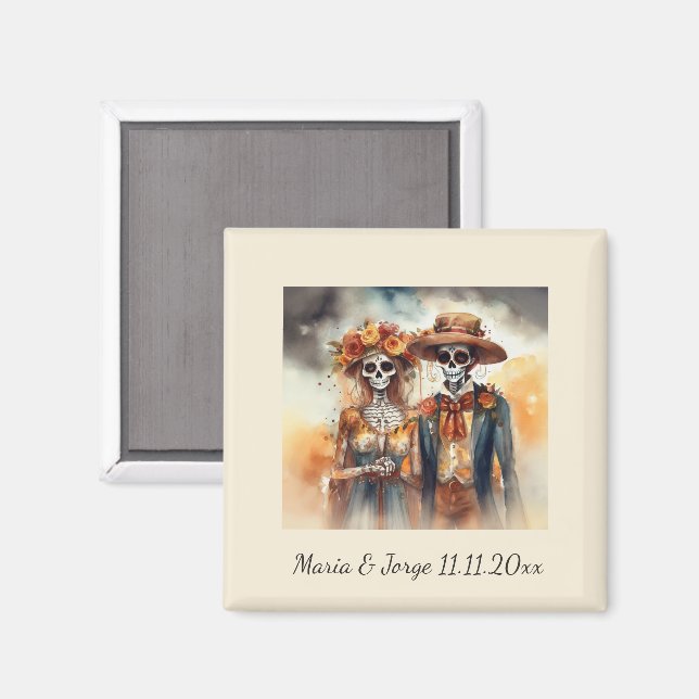 Sockerkulör, anpassningsbar magnet (Front/Back)