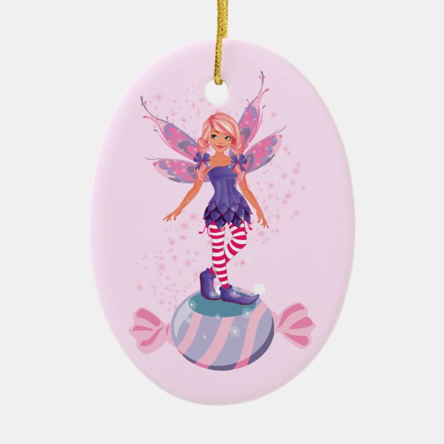 Sockermjölken i Nordpolen Julgransprydnad Keramik (Framsidan)