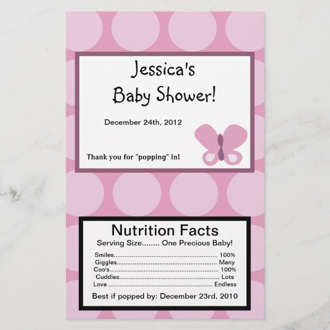 Sockerplommon för popcornskorn för mikrovåg (Framsida)