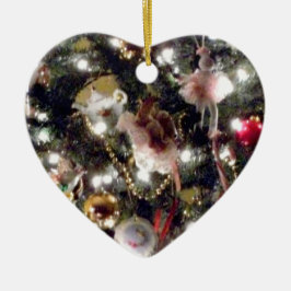 "Sockerplommon" Julgransprydnad Keramik