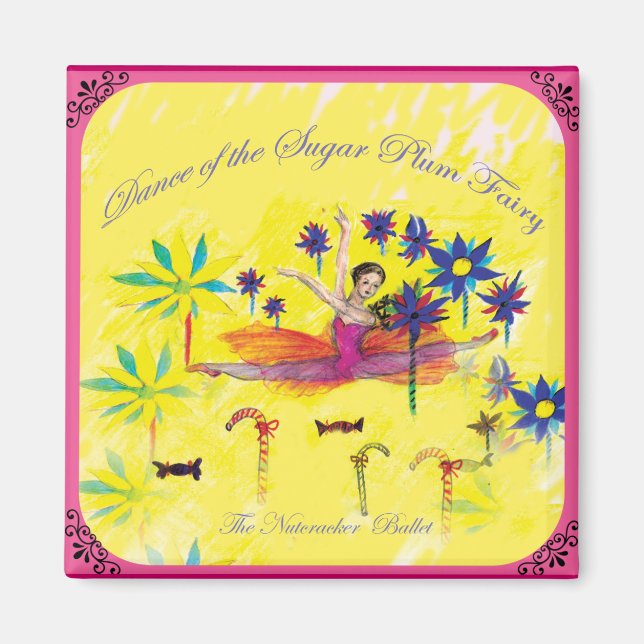 Sockerplommon Magnet (Framsidan)