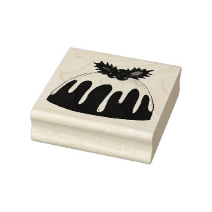 Sockerplommon Pudding jul Helgdag Dessert Frimärke Stämpel