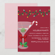 Sockerplommon Rosa Jul Högtidlig Cocktailfest