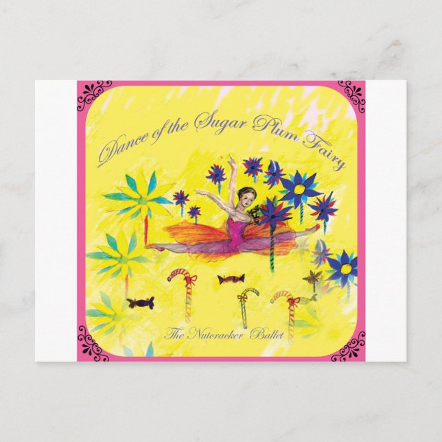 Sockerplommon Vykort (Framsida)