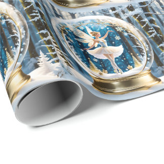 Sockerplommonälva Ballerina Jul Presentpapper
