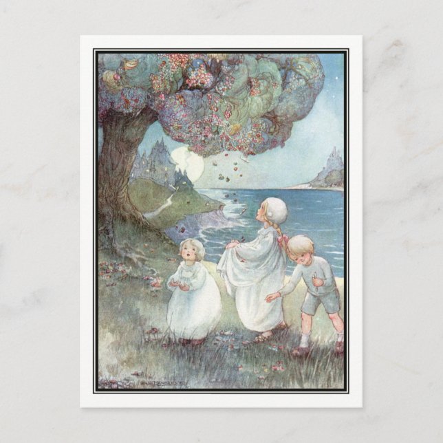 Sockerplommonen Träd av Anne Andersson Vykort (Framsida)