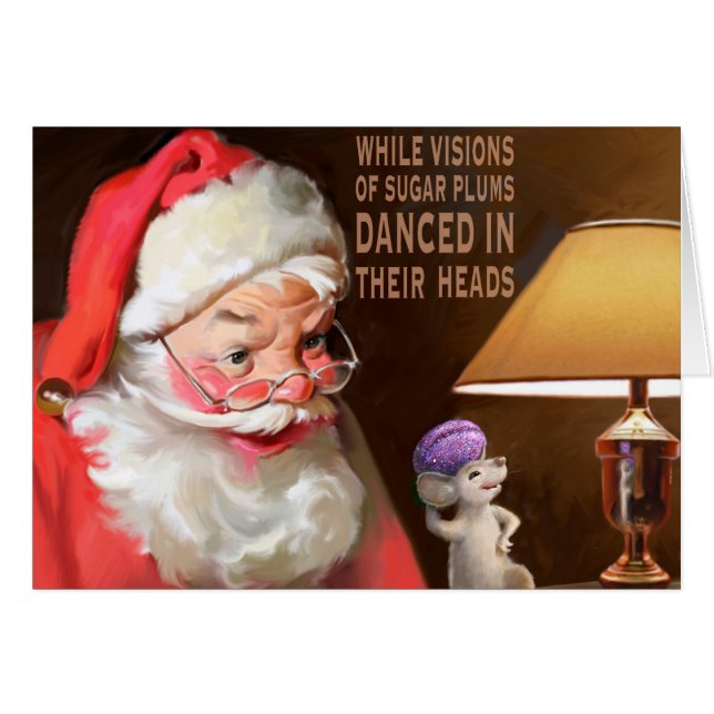 Sockerplommoner Hälsningskort (Framsidan Horizontal)