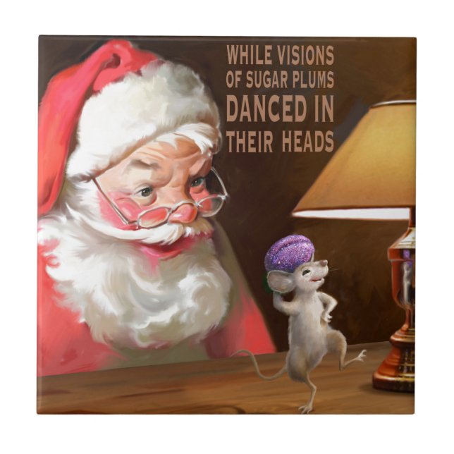 Sockerplommoner Kakelplatta (Framsidan)