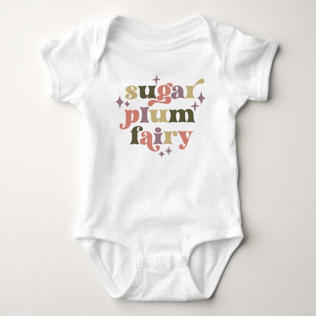 Sockerplommonfén textkonst  t shirt (Framsida)