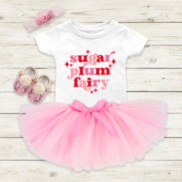 Sockerplommonfettypografi Art Rosa av Personlig T Shirt