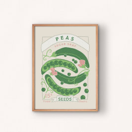 Sockersaftärpepaket Poster