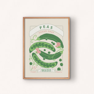 Sockersaftärpepaket Poster