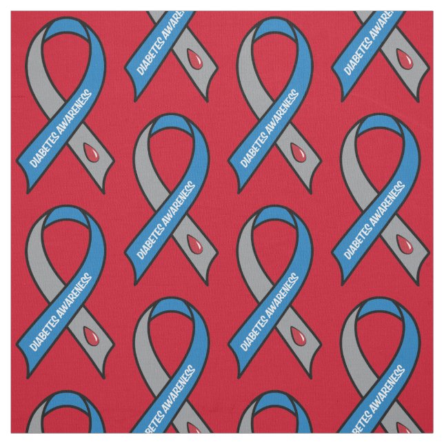 Sockersjukamedvetenhetband Tyg (Provkarta)