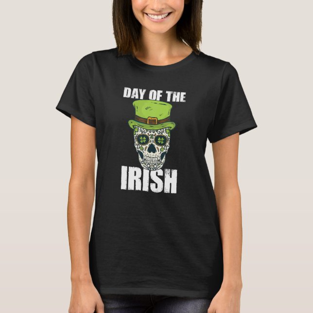 Sockerskal, St patricks day av irländsk död T Shirt (Framsida)