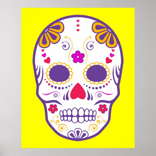 Sockerskalle: 1 poster (Framsidan)