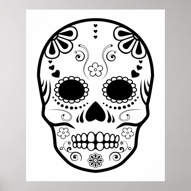 Sockerskalle: 1 poster (Framsidan)