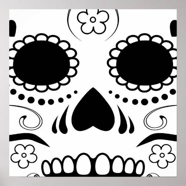 Sockerskalle: 1 poster (Framsidan)