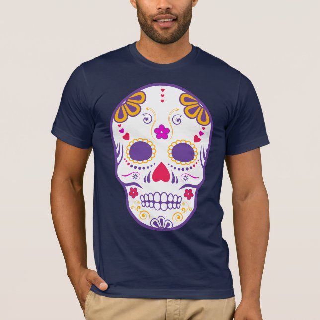 Sockerskalle: 1 t-shirt (Framsida)
