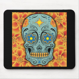 Sockerskalle - day of the dead (ringblomman) musmatta