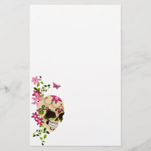 Sockerskalle [Día de Muertos] Brevpapper