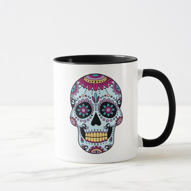 Sockerskalle (Diameter de los Muertos) Mugg (Höger)