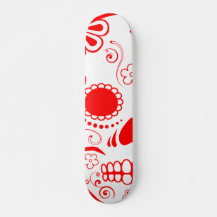 sockerskalle old school skateboard bräda 18 cm