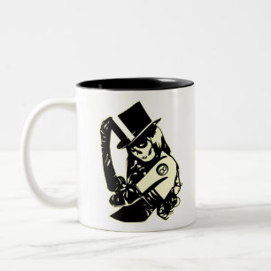 Sockerskalle Socker Skull Day of the dead Tatto 00 Två-Tonad Mugg