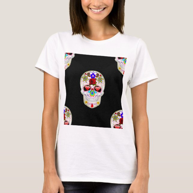 sockerskalle t-shirt (Framsida)