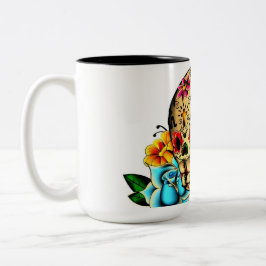 Sockerskalle Två-Tonad Mugg