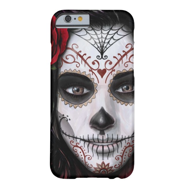 Sockerskalle vid Mike Morgan designer Case-Mate iPhone Skal (Baksidan)