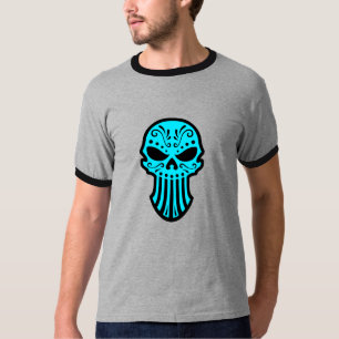 Sockerskalledesign (blått) t-shirt