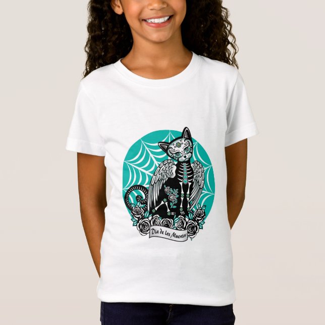 Sockerskallekatt T Shirt (Framsida)