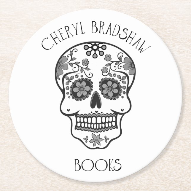 Sockerskallekustfartyg Underlägg Papper Rund (Framsidan)