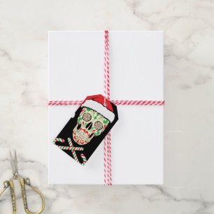 sockerskallesanta anpassade presentetikett