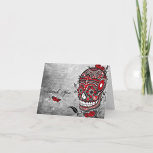 Sockerskalletack Notecard Tack Kort