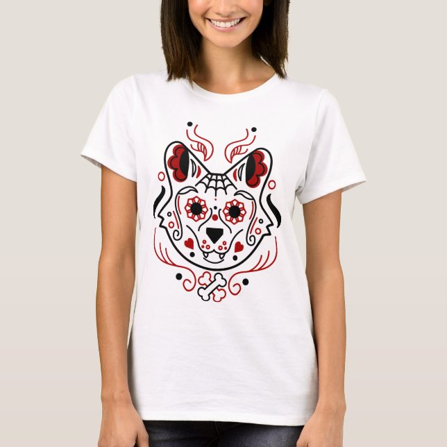 Sockerskallevarg T-shirt (Framsida)