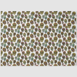 Sockerskålskonst - traditionell Mönster (vit)